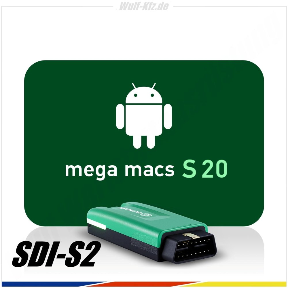 Hella Gutmann Tester / Kfz Diagnosegerät mega macs S 20 inkl. SDI Modul S2